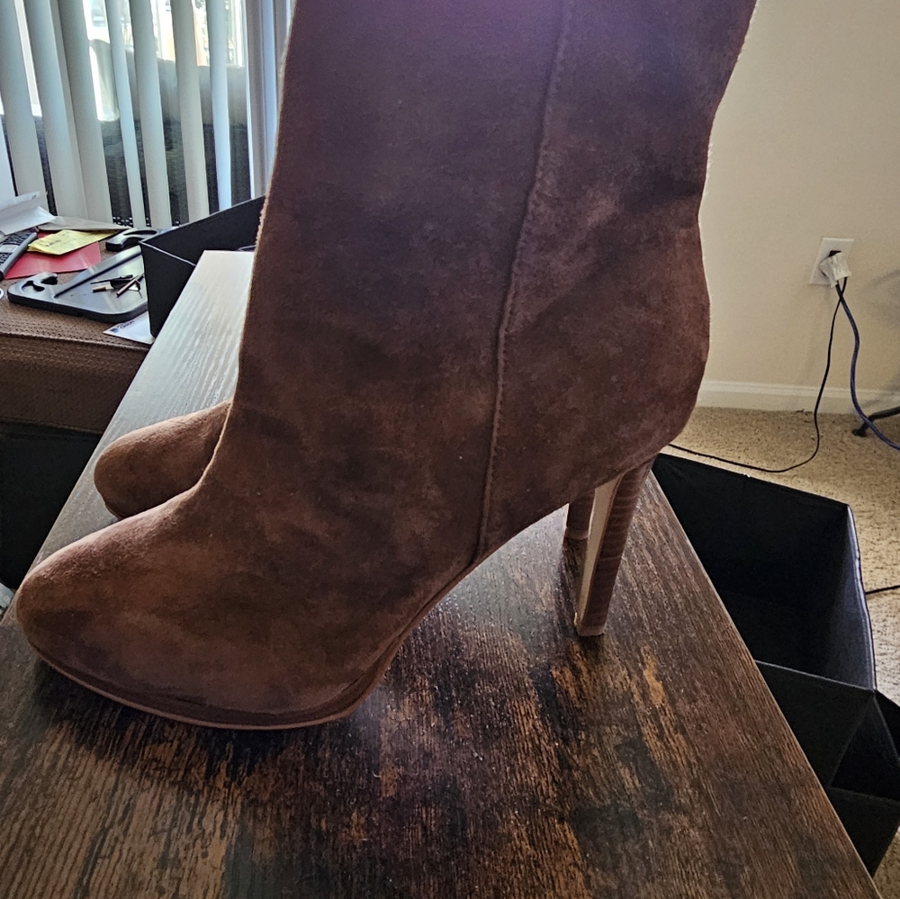 Suede Booties